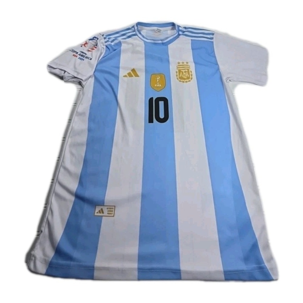 Messi Argentina Jersey 2024 Copa America USA Replica Soccer Shirt Fan VERSION M